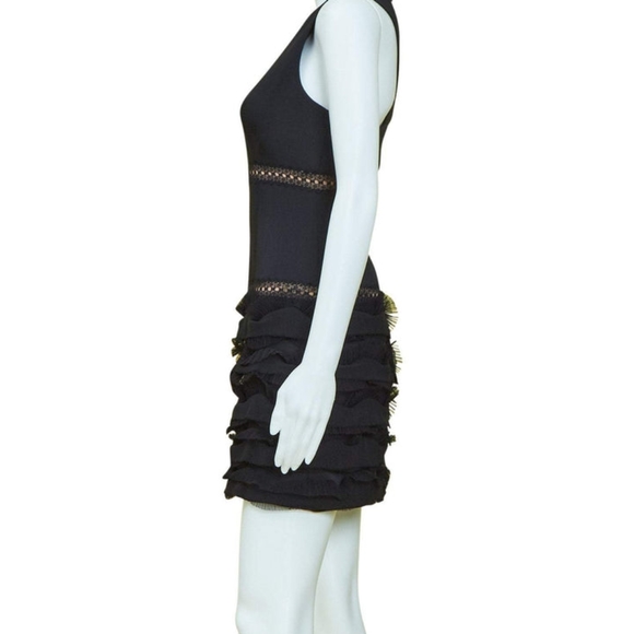 BCBG MAX AZRIA RUFFLE DRESS - Picture 3 of 5